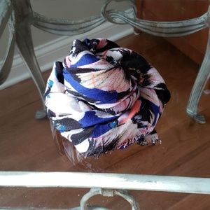J Crew Floral Scarf